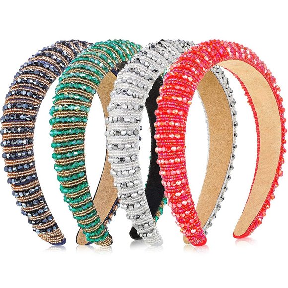 Headband Crystal Rhinestone4/pack NEW